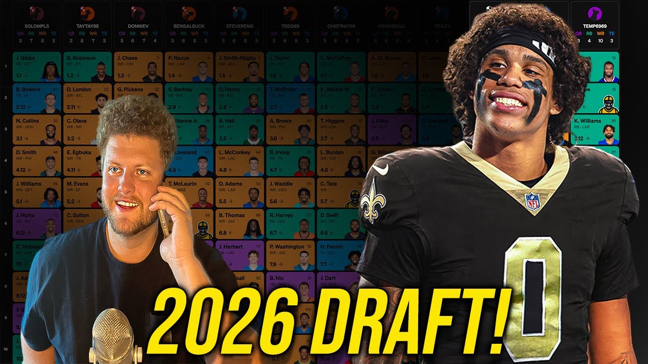 BIG Money 2026 Fantasy Football Mock Draft