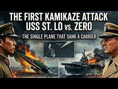 Untold Story of the WW2 Pacific War – When a Kamikaze Plane Sank an American Aircraft Carrier