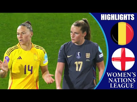 Belgien gegen England || HIGHLIGHTS || UEFA Women's Nations League 2025