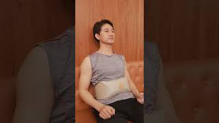 Video Đai massage chườm ấm lưng bụng Puli PL-518 
