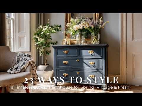 23 Ways to Style a Timeless Luxury Farmhouse for Spring (Vintage & Fresh)