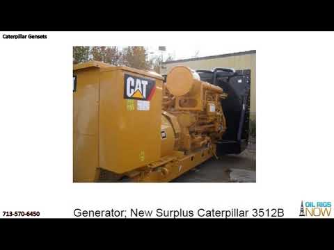 Caterpillar Gensets 3512B - 3512C 3516-HD for Sale Surplus