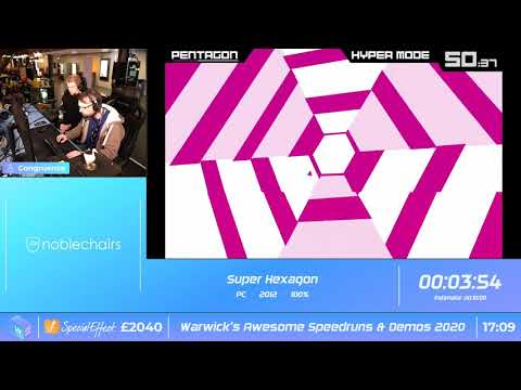 WASD 2020 - Super Hexagon (100%) in 06:18 by Congruence
