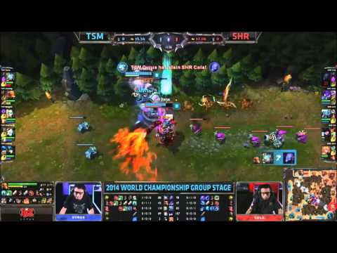 Dyrus cooks his meal (TSM vs SHR)