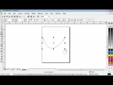 CorelDraw ToolBox Component - 3 Point Curve Tool