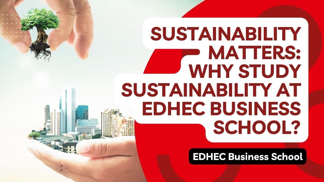 Sustainability matters: Why study sustainability at EDHEC Business School?