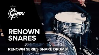 Video thumbnail for FEATURES 🥁🇺🇸 GRETSCH Renown Snare Drums played by Ralf Gustke by GEWA Drums