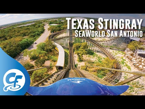 Front row point of view footage of Texas Stingray