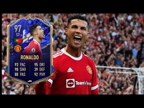 97 Cristano Ronaldo TOTY PLAYER REVIEW🇵🇹|Fifa 22
