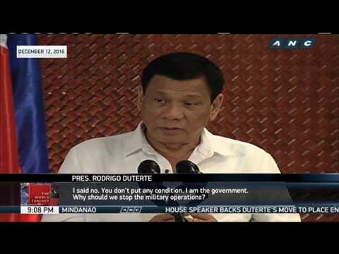 Duterte dared Maute group to attack Marawi in December 2016 speech