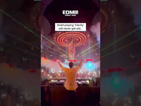 ZEDD PLAYING 'CLARITY' WILL NEVER GET OLD