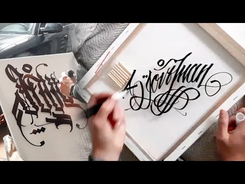 CALLIGRAFFITI - HANDSTYLE PRACTISE COMPILATION | Joviman2405