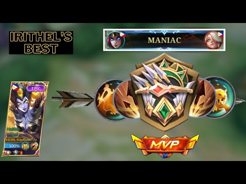 IRITHEL MANIAC GAMEPLAY USING INSPIRE SPELL🔥🔥🔥 I 17 KILLS  TOP GLOBAL IRITHEL I MLBB