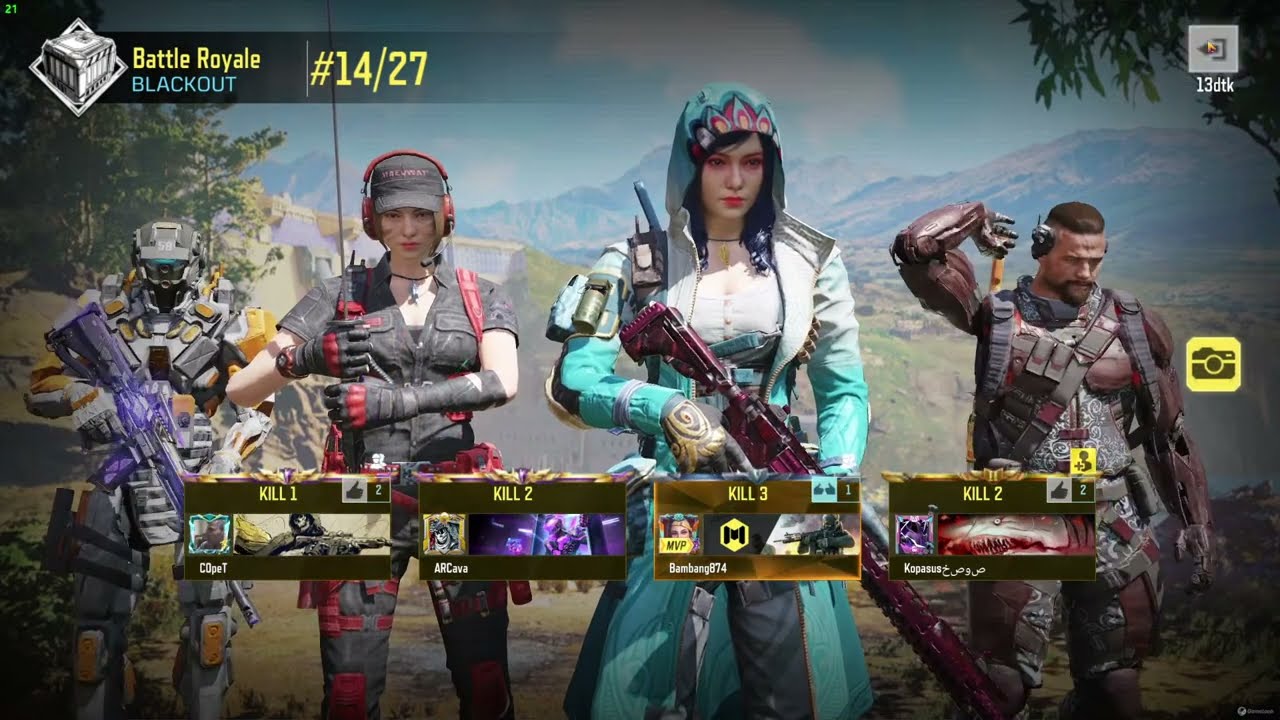 Push Rank Battle Royale CODM Map Blackout ARCava Live