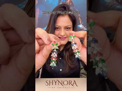 Multicolour AD Stone Necklace Set with Maang Tikka