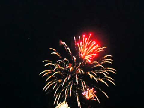 Feuerwerk See in Flammen am Klopeinersee 2011