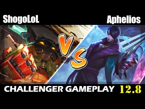 ShogoLoL | Veigar VS Aphelios Challenger Gameplay (Patch 12.8)