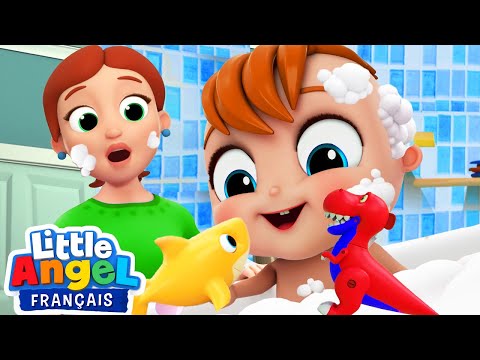 Un bain avec mes jouets | Comptines avec Bébé Louis | Little Angel Français