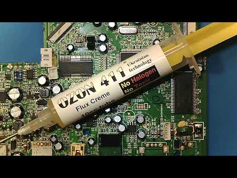 Флюс гель Ozon 411 Евро, для филигранной и комфортной пайки, 20ml. Лето 2026 года! - фото 3 - id-p3099322223