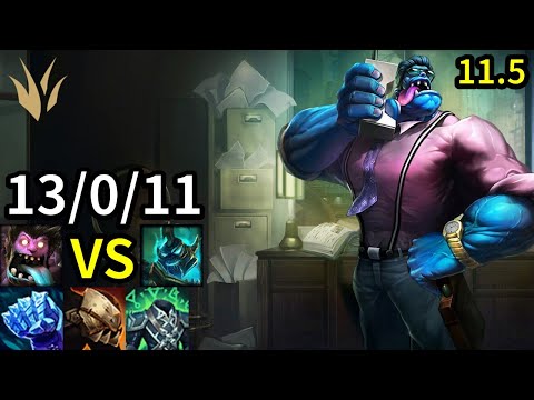Dr. Mundo Jungle vs Hecarim - KR Master | Patch 11.5