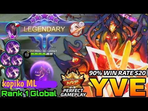 90% Win Rate S20 Yve Forest Hymn Perfect Play - Top 1 Global Yve kopiko ML is Doing it - MLBB