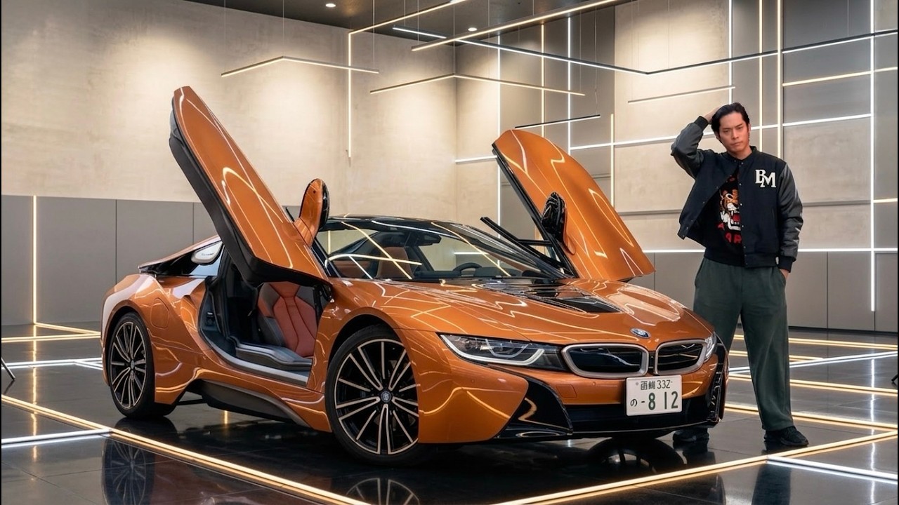 【内外装レビュー】これが10年前の車…？BMW i8の近未来デザインに衝撃 （東海オンエア てつやの愛車）