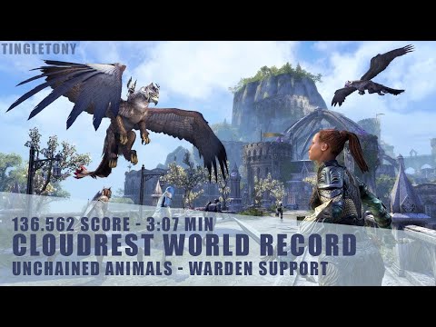 [UA] vCR HM World Record | 136.562 Score - 3:07 | Warden Support (ESO - Deadlands) PC-EU