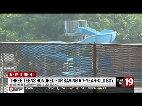3 teenagers honored for saving child