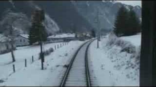 preview picture of video 'OEBB - Arlberg - Vue arrière de Bludenz à Langen 1/3'