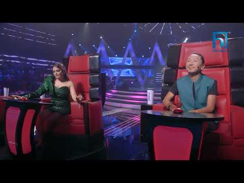 Yogesh Magar "Sangai Bachauna...." | The Voice of Nepal Season 4 - 2022