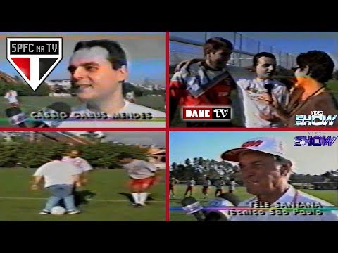 Vídeo Show - Cassio Gabus Mendes treina com o São Paulo