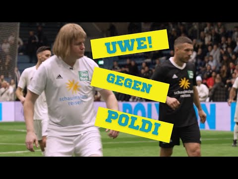 UWE! spielt gegen Lukas Podolski  -  Schauinsland Reisen Cup Teil2