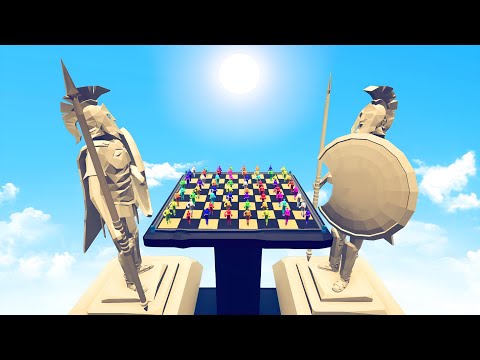 BATTLE ON THE CHESS BOARD - FREE FOR ALL | TABS - Totally Accurate Battle Simulator