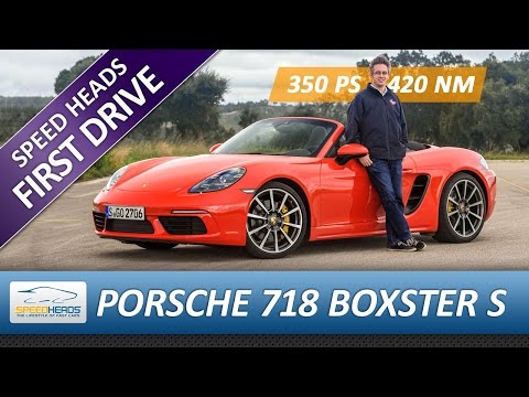 Porsche 718 Boxster S Test (350 PS Turbo) - Fahrbericht - Review (German + English Subtitles)