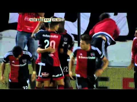 Gol de M. Rodríguez. Newell's 1 - Atl. Rafaela 0. Fecha 7. Primera División 2016.