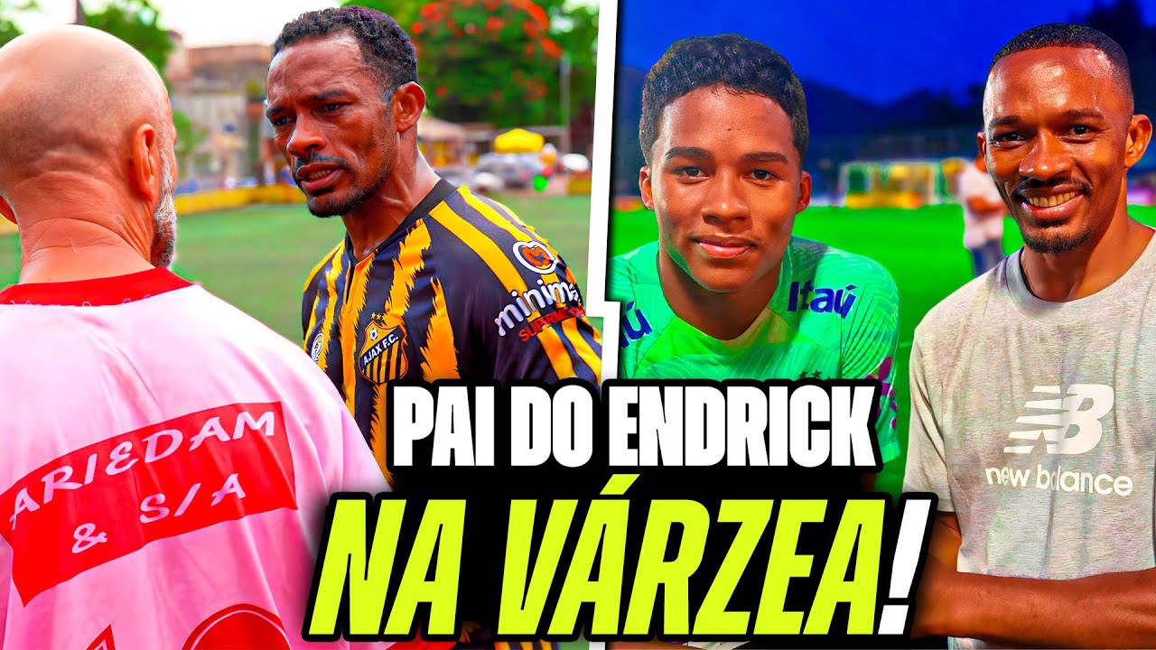 PAI DO ENDRICK VIROU JOGADOR DE VÁRZEA E ESTÁ DESTRUINDO!