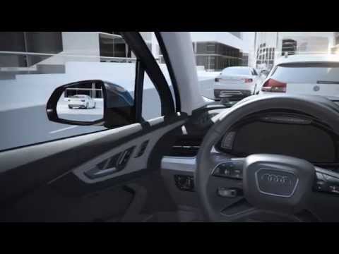 Audi Q7 2015. Exit warning assist