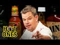 Matt Damon Sweats From His Scalp While Eating Spicy Wings Hot Ones