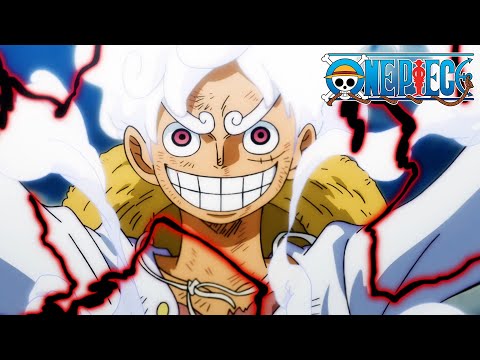 Gear 5 Luffy Infuses his Awakening into Lightning Power Vs. Kaido (English  Sub) 