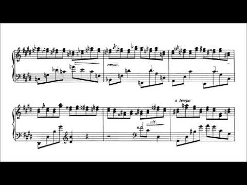 Anatoly Lyadov - Etude from "Etude and Three Preludes" op.40 (1897) [Score]