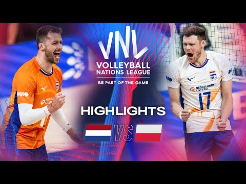 🇳🇱 NED vs. 🇵🇱 POL - Highlights | Week 1 | Men's VNL 2024