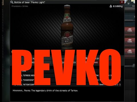 New item 'Bottle of beer "Pevko light"' - Escape from Tarkov