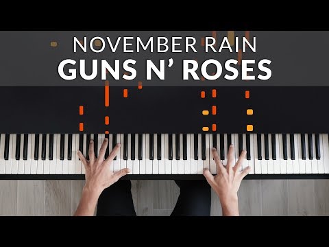 November Rain - Guns N' Roses | Tutorial of my Piano Cover