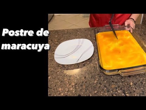 Cómo hacer postre de Maracuya