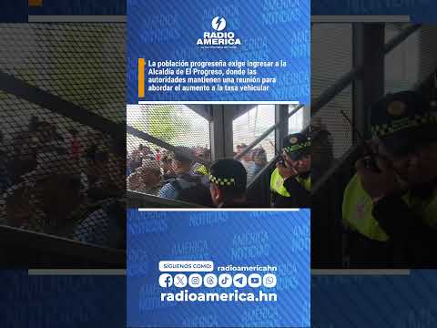 La población progreseña exige ingresar, donde las autoridades mantienen una reunión