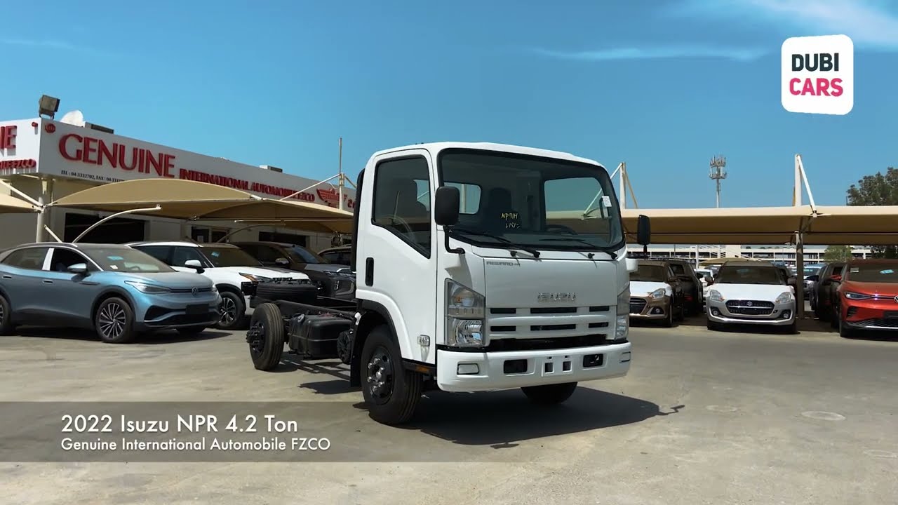 Isuzu NPR 4.2 TON Chassis 2022 Model available only for export video