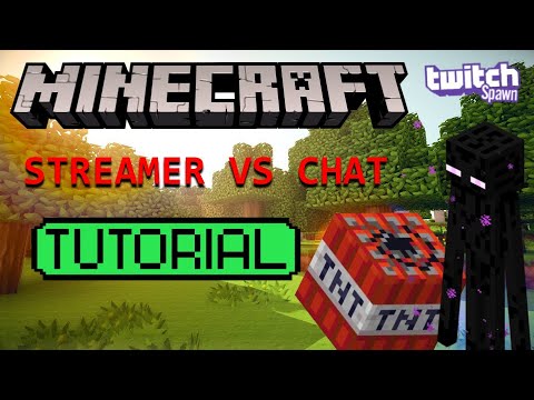 STREAMER VS CHAT - TUTORIAL!!!  - Twitchspawn setup and explanation