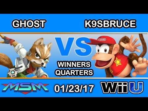 MSM 82 - MMG | Ghost (Fox) Vs. K9sbruce (Diddy Kong) Winners Quarters - Smash Wii U