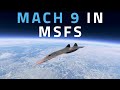 How to fly at Mach 9 in the new Darkstar for Microsoft Flight Simulator