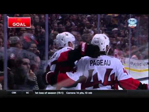 Senators @ Ducks Highlights 01/13/16